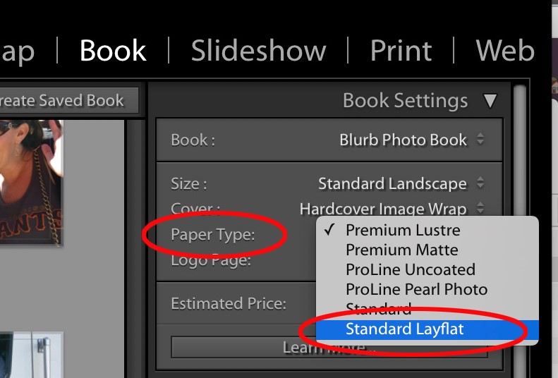 Select Layflat paper