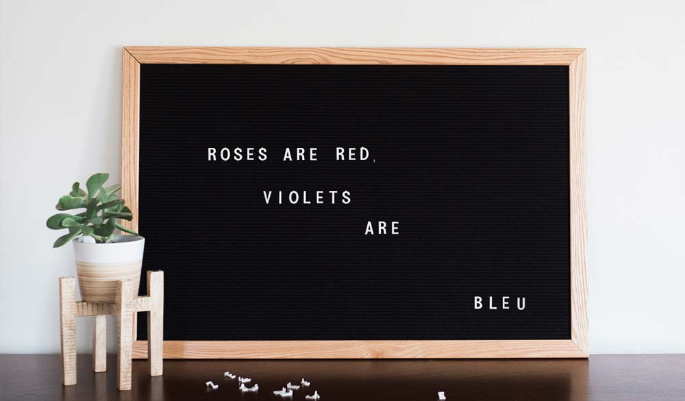 Roses are red